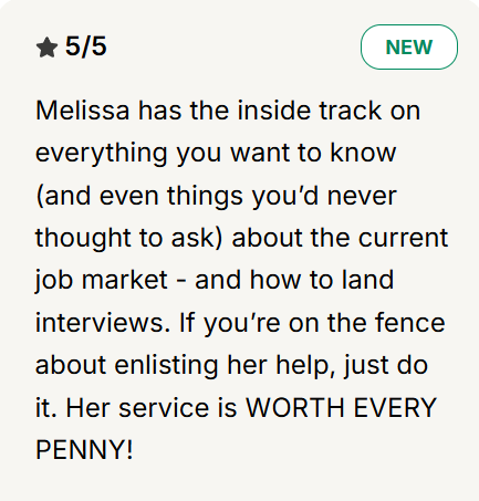 Client testimonial