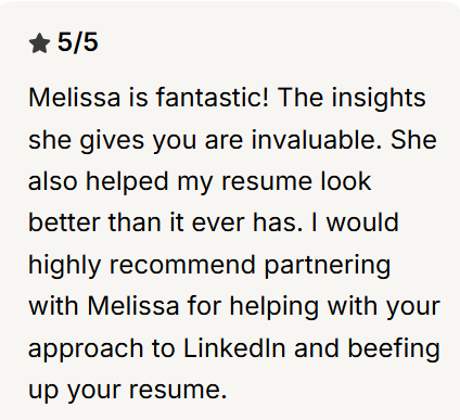 Client testimonial