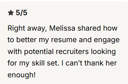 Client testimonial